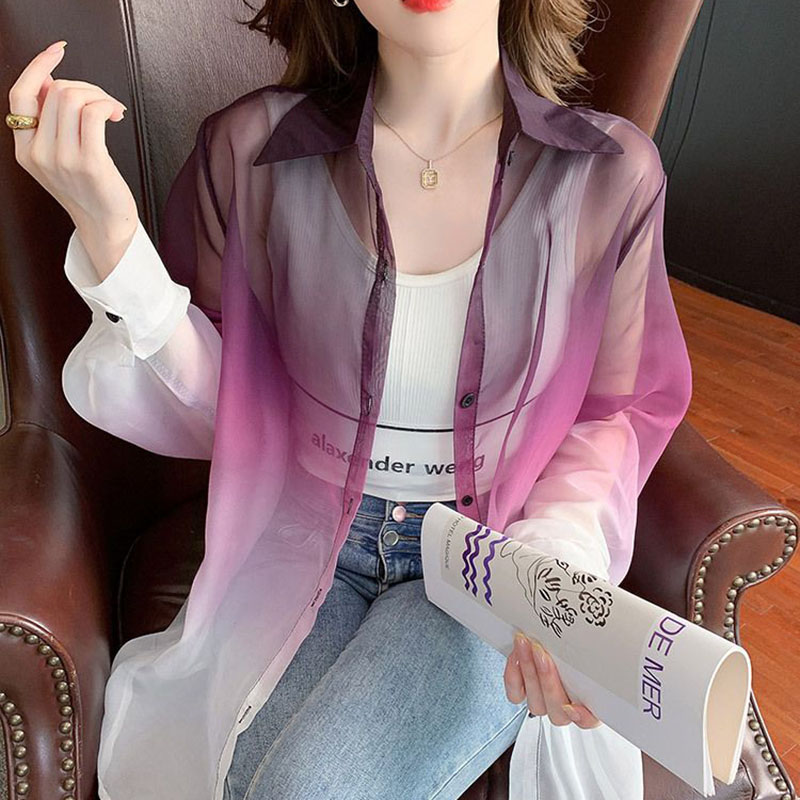 Winter Clothing Korea - Модная женская рубашка, летняя рубашка контрастных