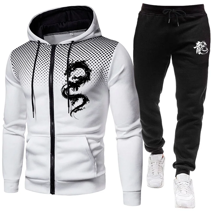 Мужской модный комплект с прин – обзор и цена Winter Clothing For